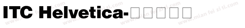 ITC Helvetica字体转换
